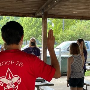 Opening Ceremony - Girls' Troop Weekly Meeting