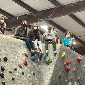 Bouldering at Triangle Rock Club