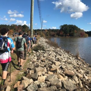 Lake Crabtree Hike - Hiking Merit Badge - Fall 2020